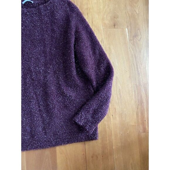 iBlues Sweater Purple Tinsel Plum Medium Aubergine Metallic I Blues - Picture 5 of 12